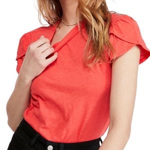 We The Free Top in Red Lotus Free People